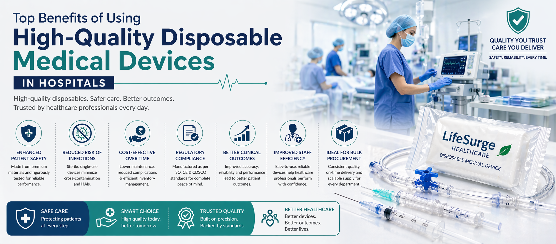 Top Benefits of Using High-Quality Disposable Medical Devices in Hospitals
