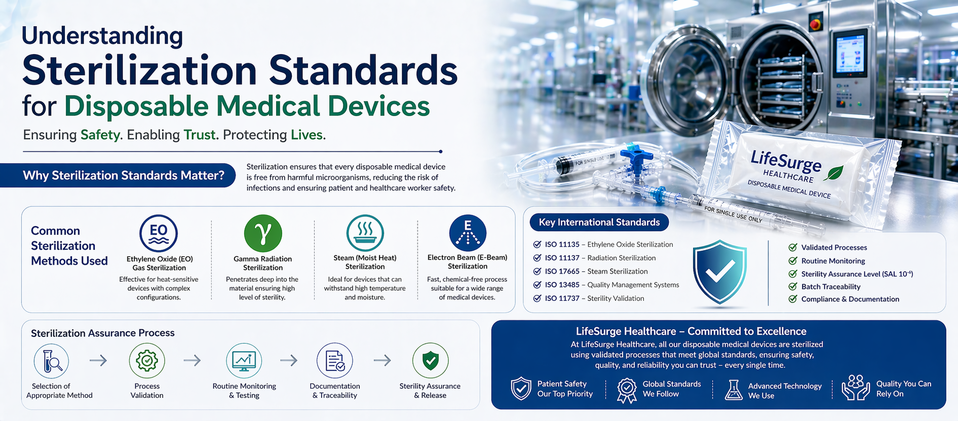 Understanding Sterilization Standards for Disposable Medical Devices